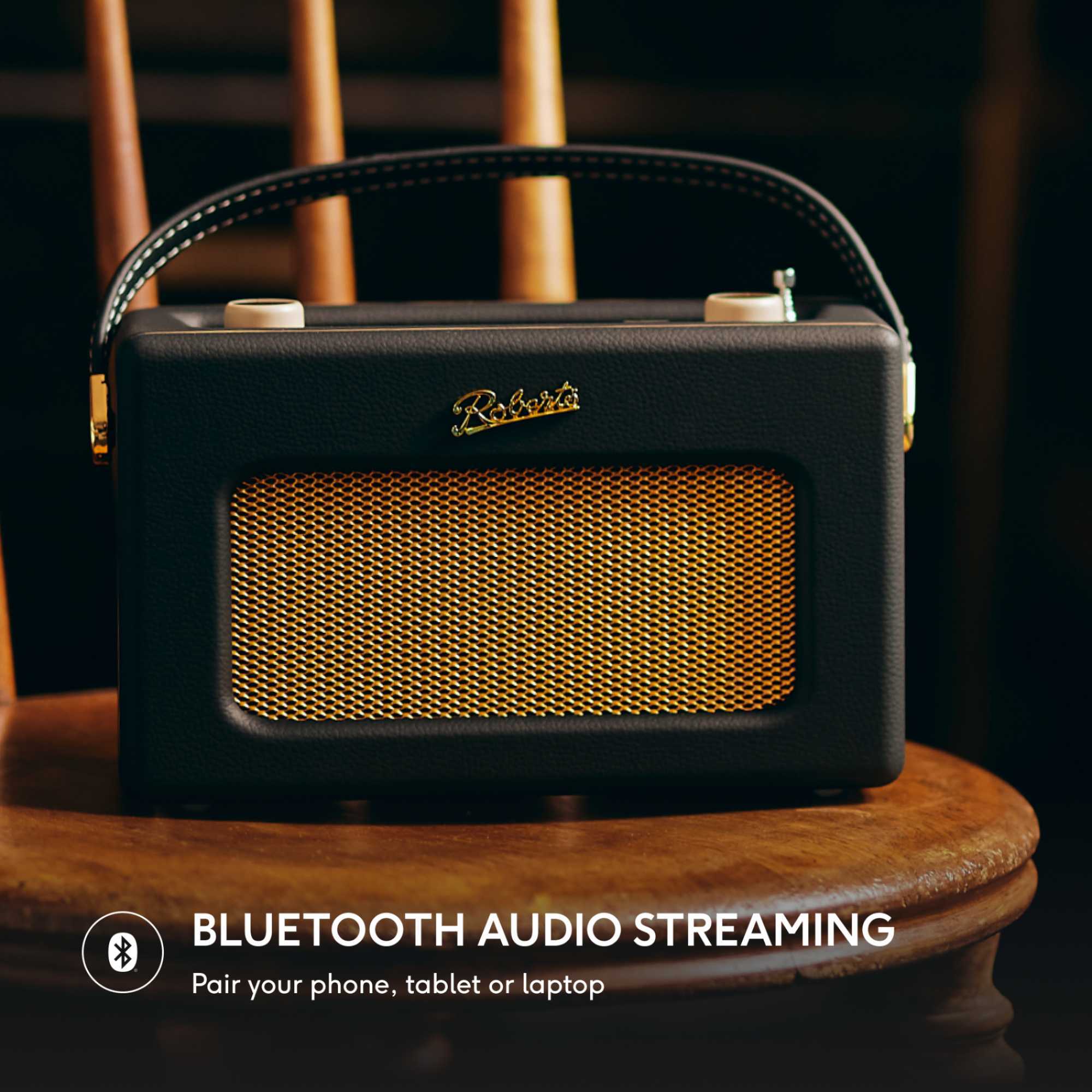 Roberts Revival Uno BT DAB/DAB+/FM Radio - Black